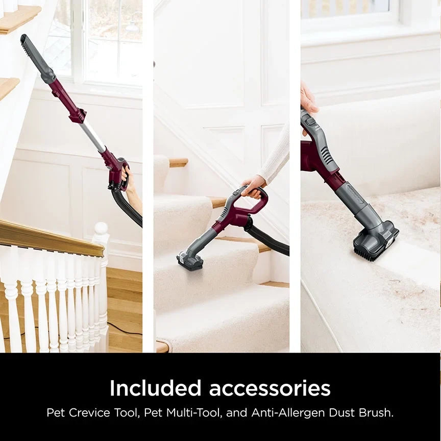 Shark Detect Lift-Away ADV Corded Upright Vacuum With PowerFins Detect And Odor Neutralizer - LA492, Burgundy