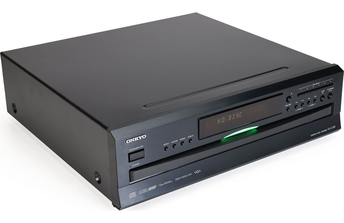 Onkyo 6-Disc CD Changer, Black - DX-C390