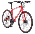 Schwinn Kempo Hybrid Bike, 700c Wheels, 21 Speeds, Men's Frame, Red