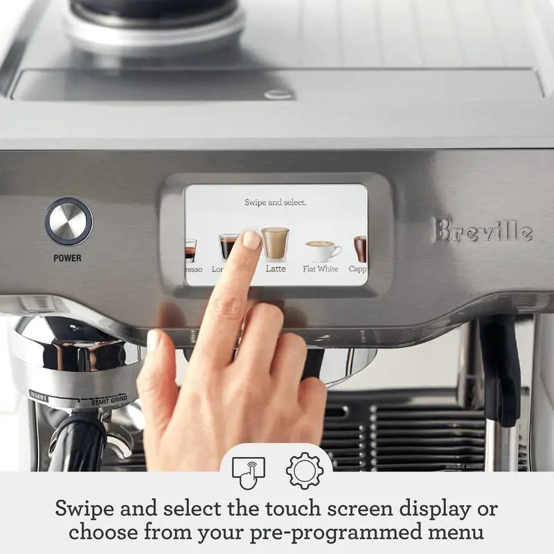 Breville Oracle Touch Automatic Espresso Machine With Integrated Grinder - BES990BSS/F