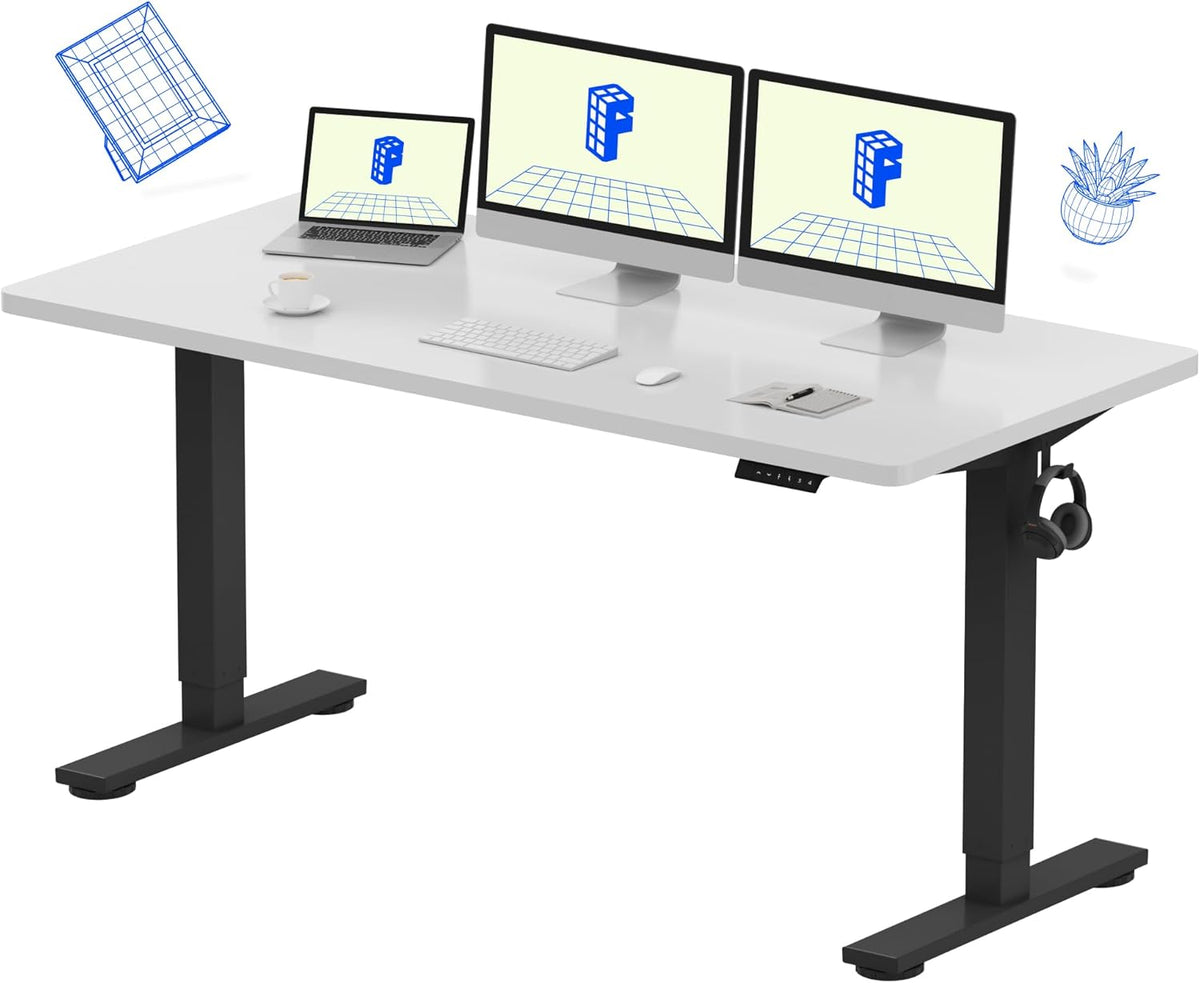 FLEXISPOT Electric Standing Desk With Whole-Piece Desktop - EN1