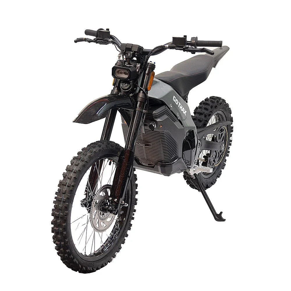 GoTrax Everest Electric Dirt Bike - 50 mi Max Range, 53 mph Max Speed