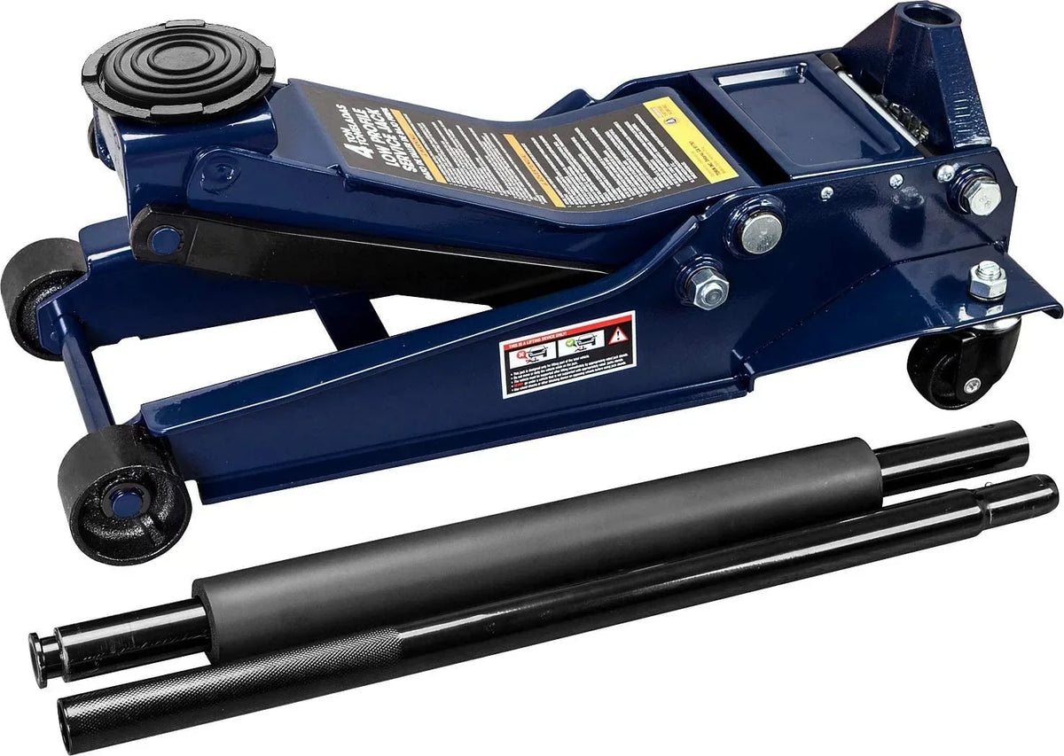 TCE Low Profile Hydraulic Floor Jack, Blue, 4 Ton - W847U