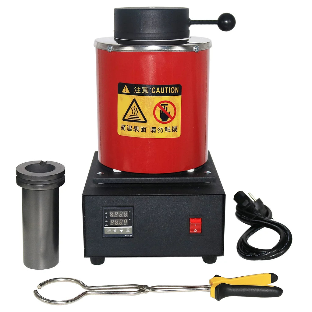SHANGNIULU Gold Melting Furnace 2KG, 1400W, 2100F, 110V