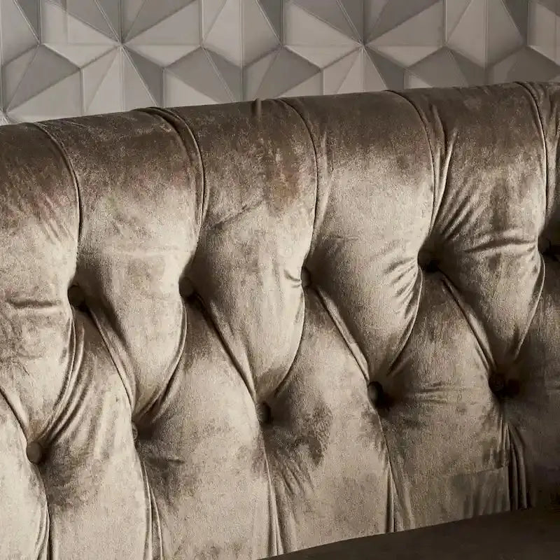 Christopher Knight Home Milani Velvet Tufted Scroll Arm Loveseat - 30.75 x 51.5 x 30.5 Inches