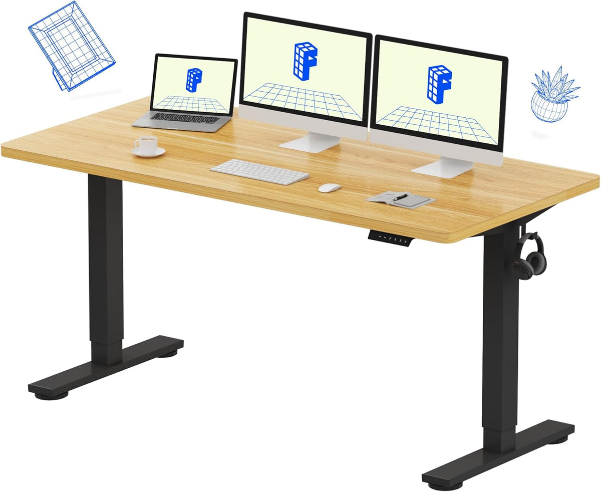 FLEXISPOT Electric Standing Desk With Whole-Piece Desktop - EN1