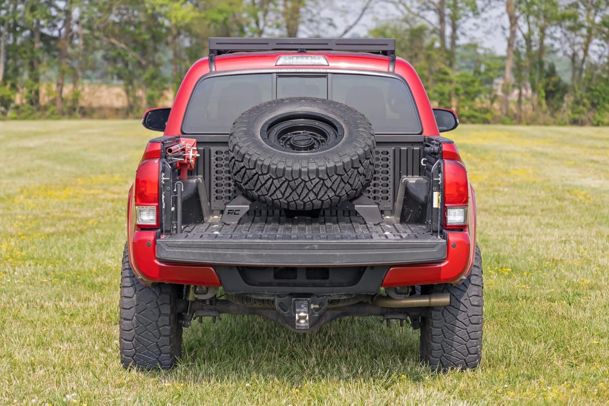 Rough Country Bed Mount Spare Tire Carrier For 2016-2023 Toyota Tacoma - 73110