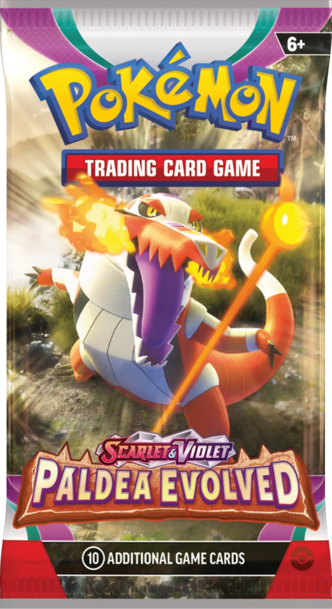Pokemon Trading Card Game Scarlet & Violet 2 Paldea Evolved Booster Bundle - 6 Booster Packs