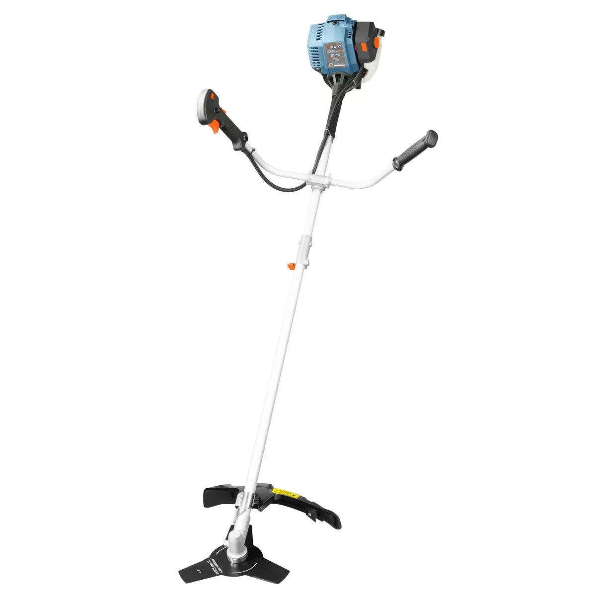 SENIX 31 cc 4-Cycle Gas Powered Brush Cutter/String Trimmer, 10-in Blade, 17.7-in Cutting Swatch - GTBCU4QL-M