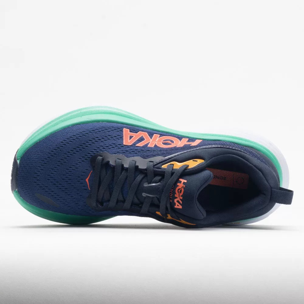 Women's Running Shoes, Outer Space/Bellwether Blue - Bondi 8