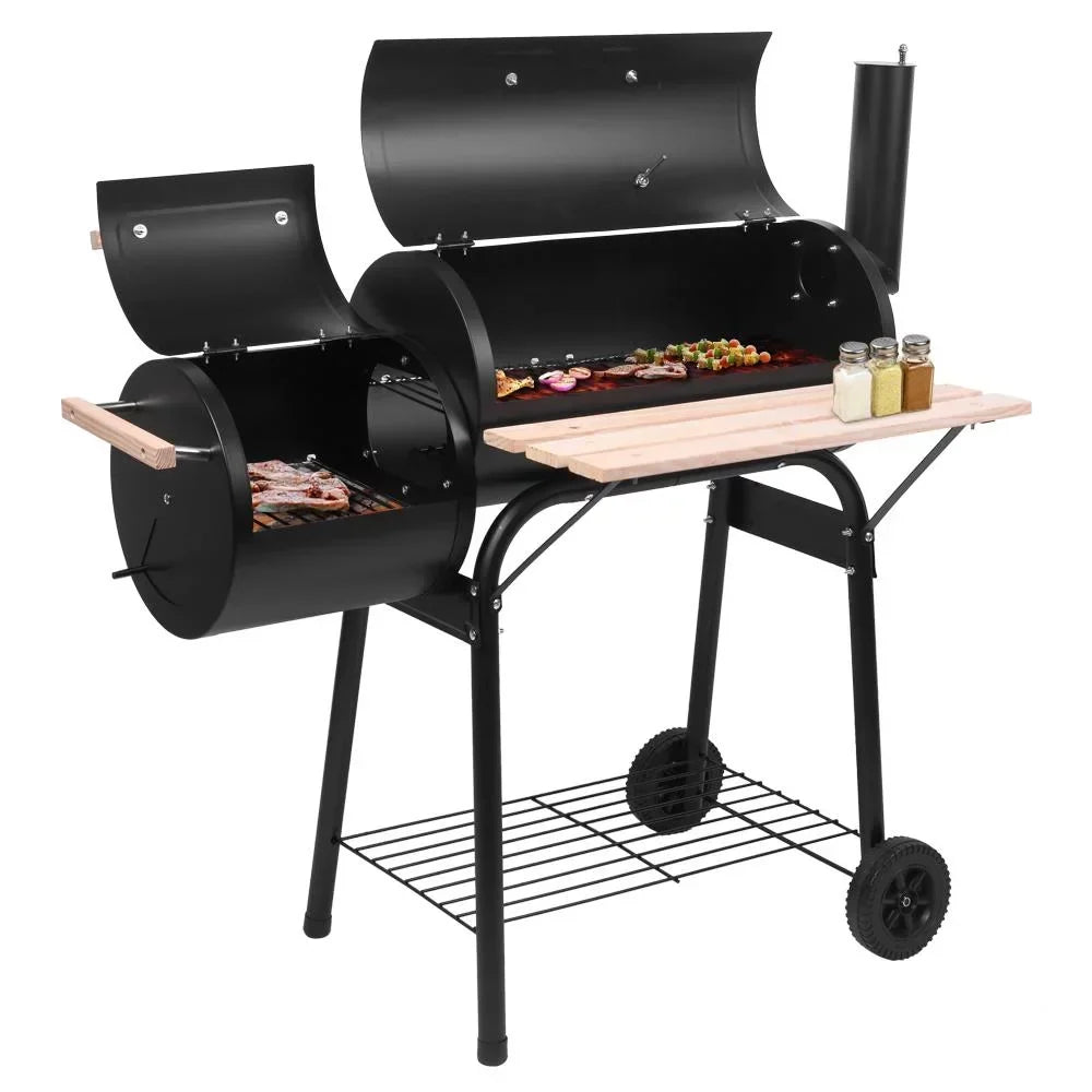 SalonMore Outdoor Charcoal Barbecue Grill - 44.1in x 25.1in x 44.7in