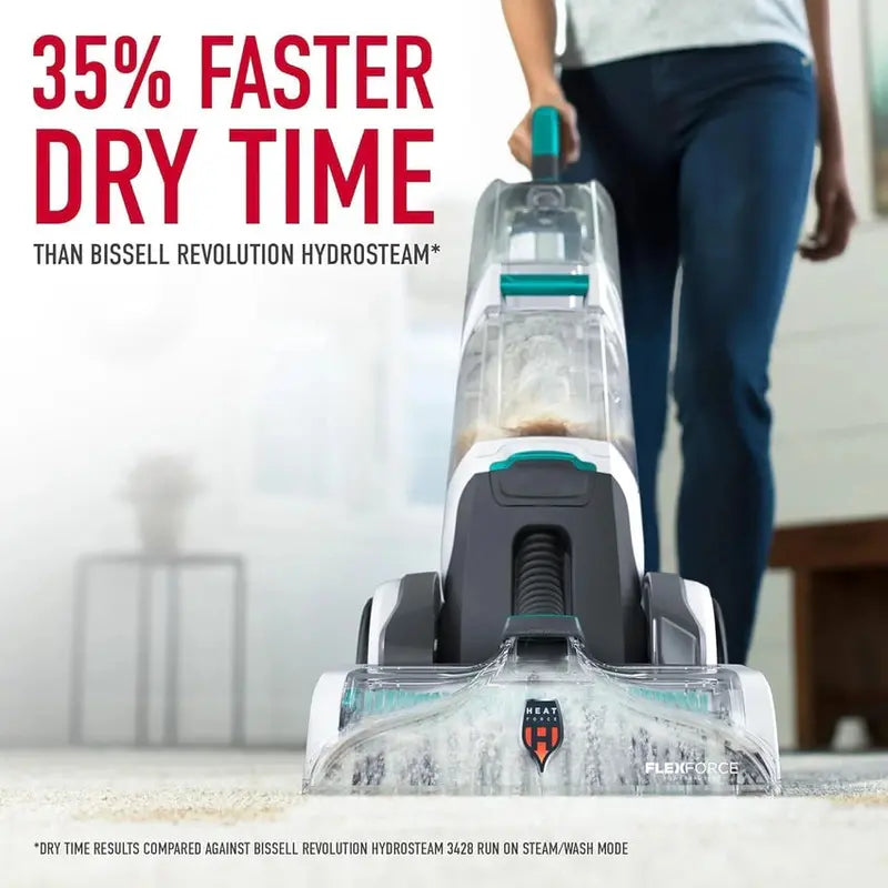 Hoover SmartWash+ Automatic Carpet Cleaner, Turquoise - FH52000