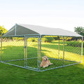 Haverchair Large Outdoor Dog Kennel With Cover, 90" L X 90" W X 63" H