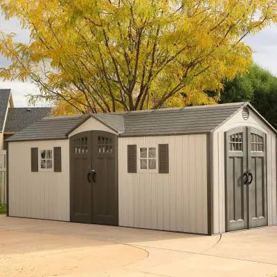 Heavy-Duty Outdoor Storage Shed, 20 ft. x 8 ft. - 60127