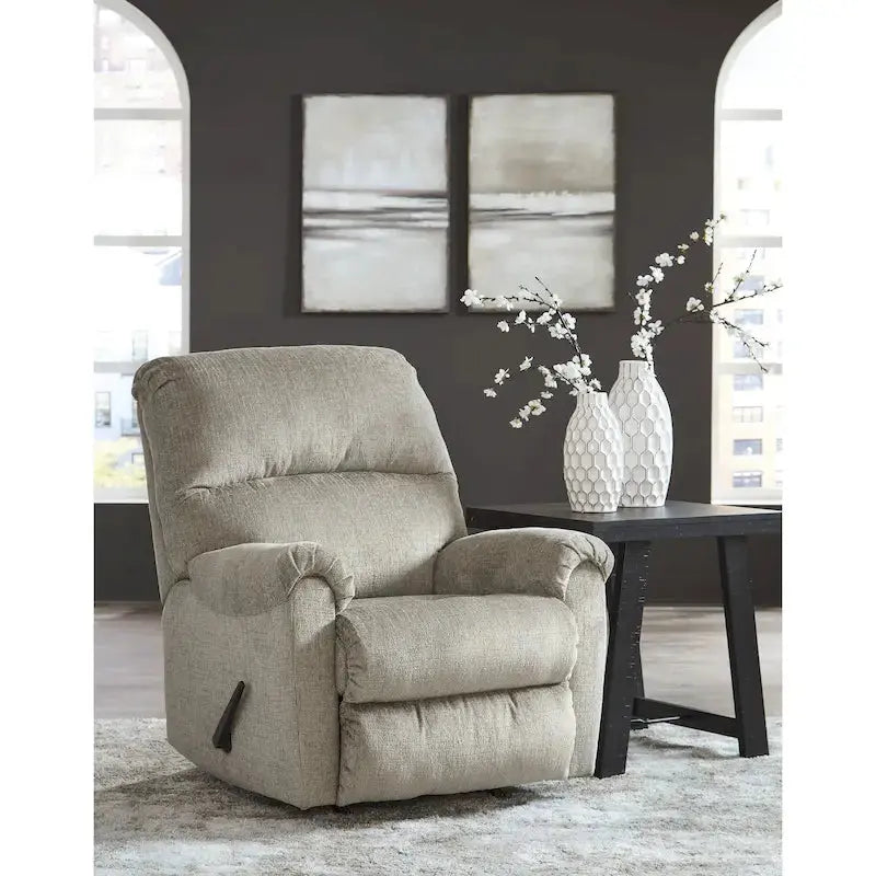 Signature Design By Ashley Stonemeade Rocker Recliner Armchair - Stonemeade