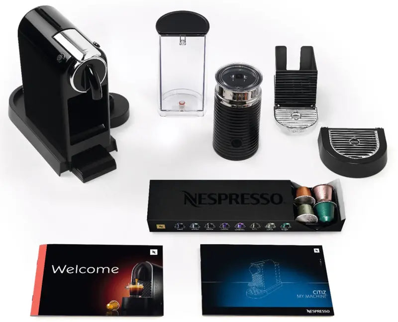 De'Longhi Nespresso Citiz Espresso Machine With Milk Frother, Black - CitiZ & Milk