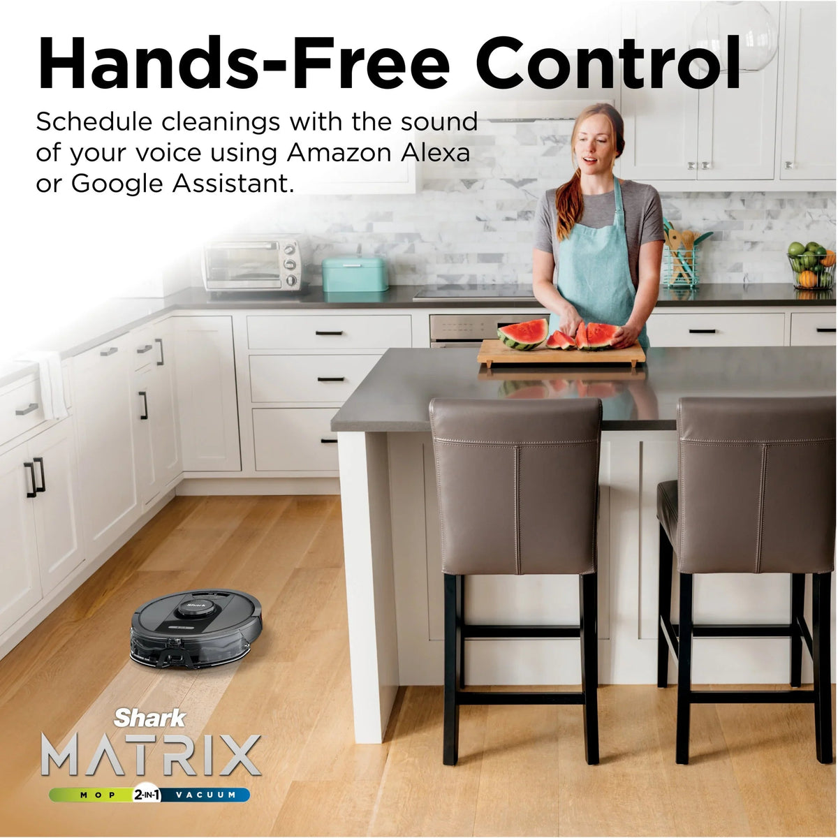 Shark Matrix Robot Vacuum And Mop With Auto-Empty Base - RV2400WS