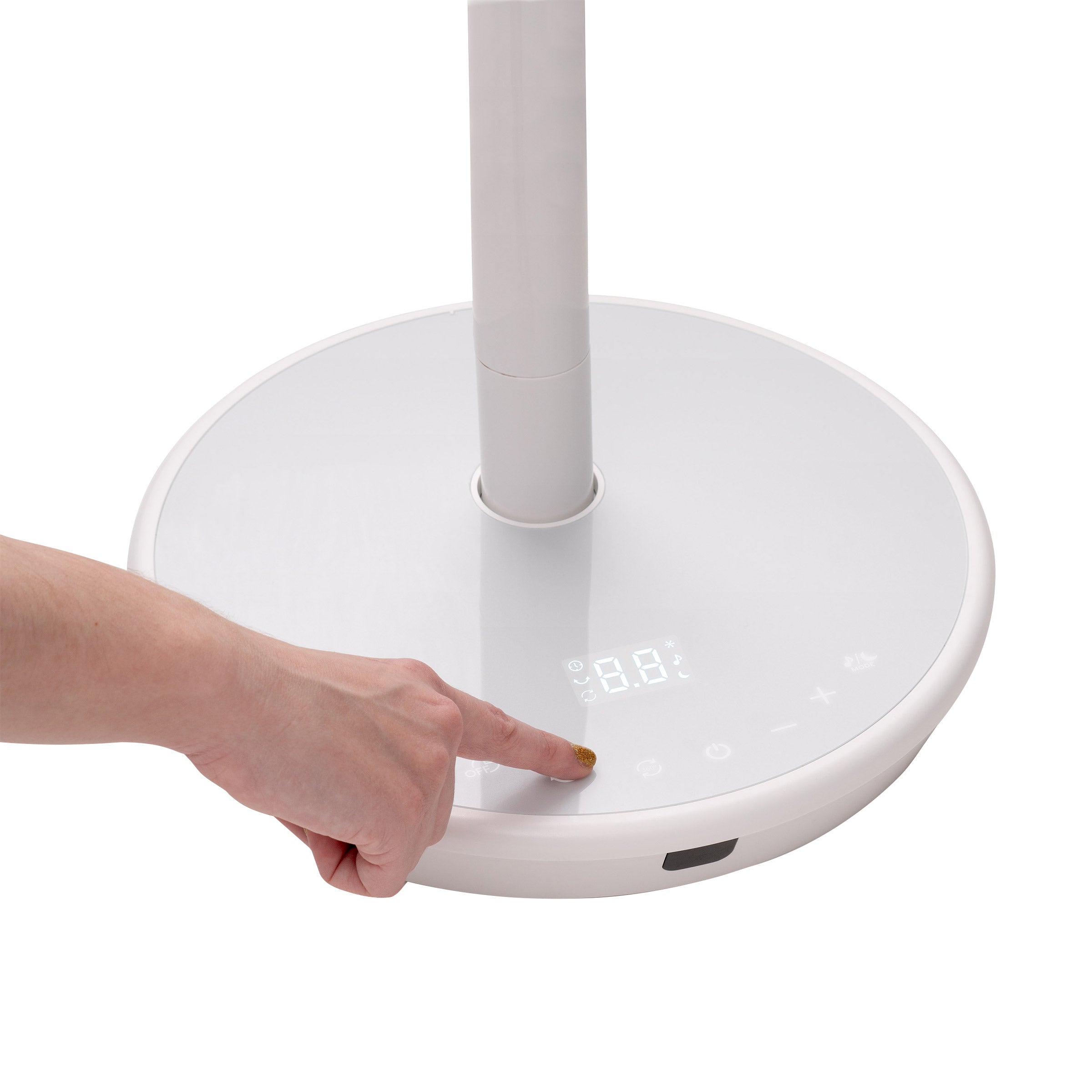 Woozoo 360 Pedestal Fan, Adjustable Height 21 in Or 36 in