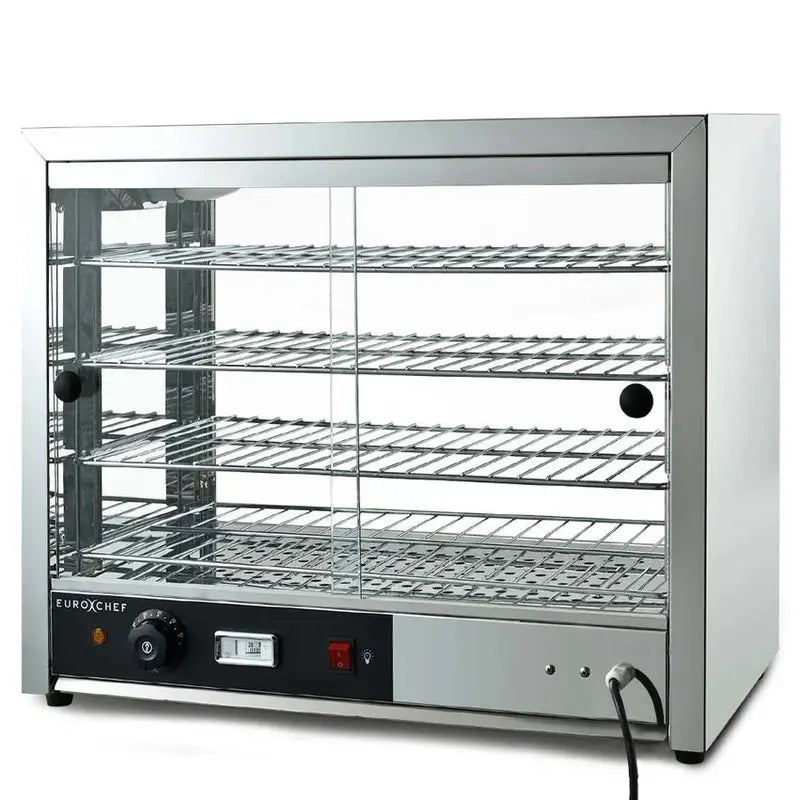 Eurochef 4-Tier Electric Food Warmer Display, 1000W Stainless Steel - EU-P1S