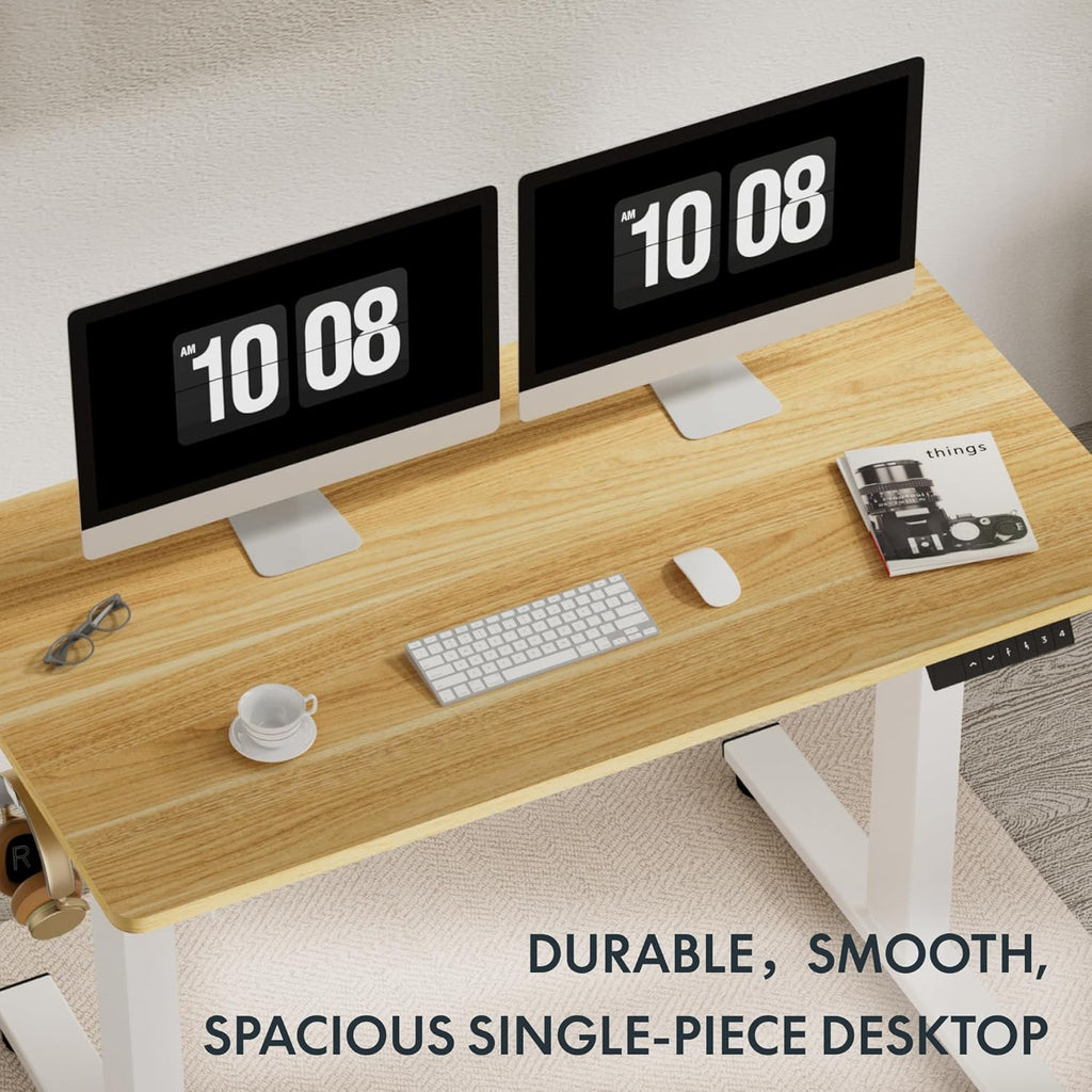 FLEXISPOT Electric Standing Desk With Whole-Piece Desktop - EN1