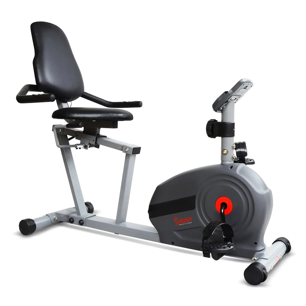Sunny Health & Fitness Essential Interactive Series Recumbent Bike - SF-RB422903