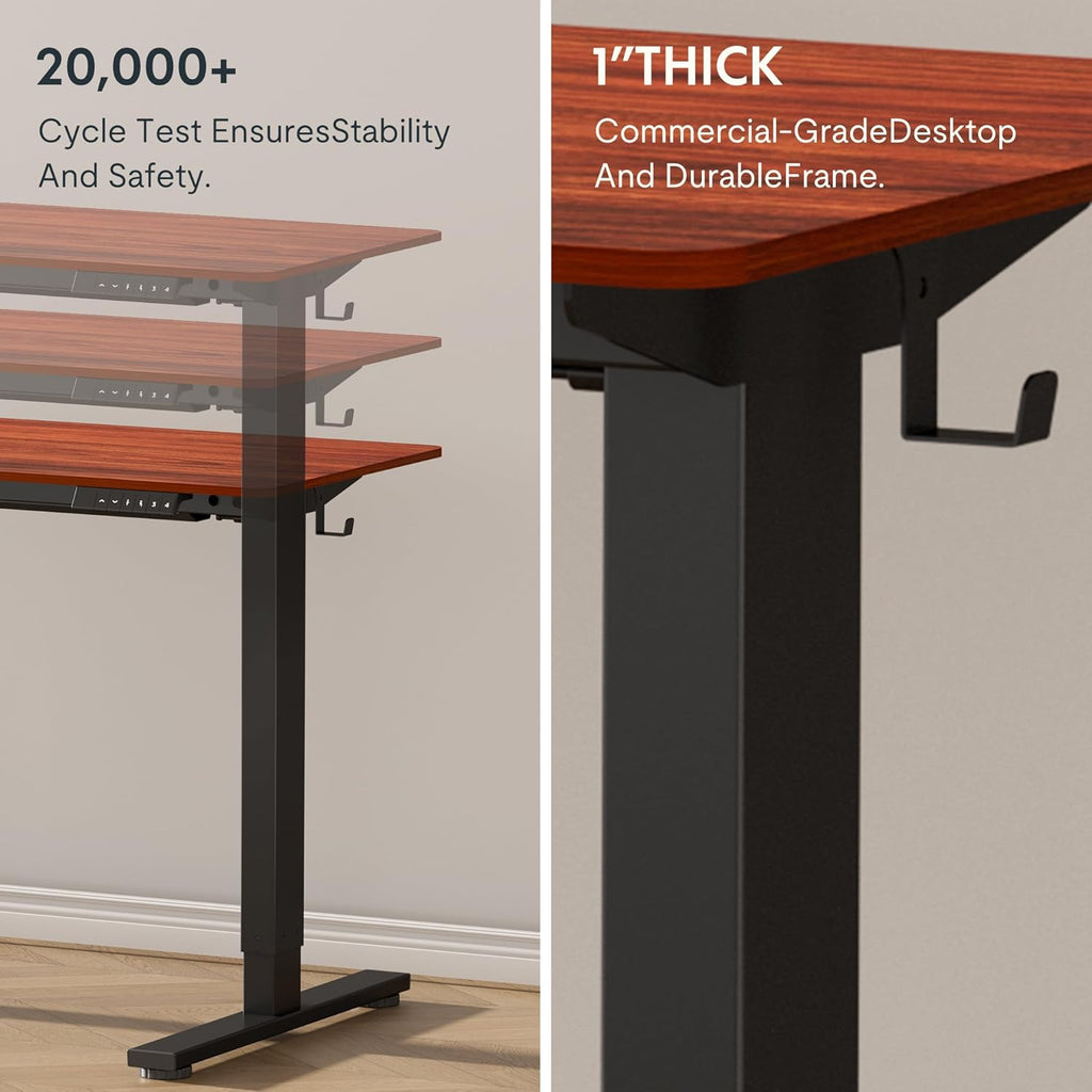 FLEXISPOT Electric Standing Desk With Whole-Piece Desktop - EN1