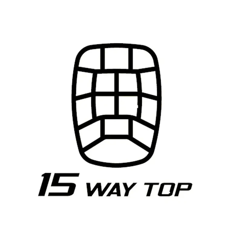 PING DLX Cart Bag, White, 15-Way Top, 15 Pockets - DLX