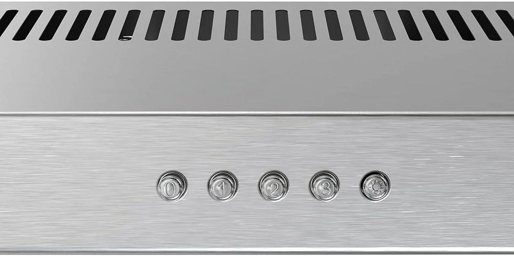 Streamline 36 in Longhena Convertible Undermount Range Hood - Brushed Stainless Steel