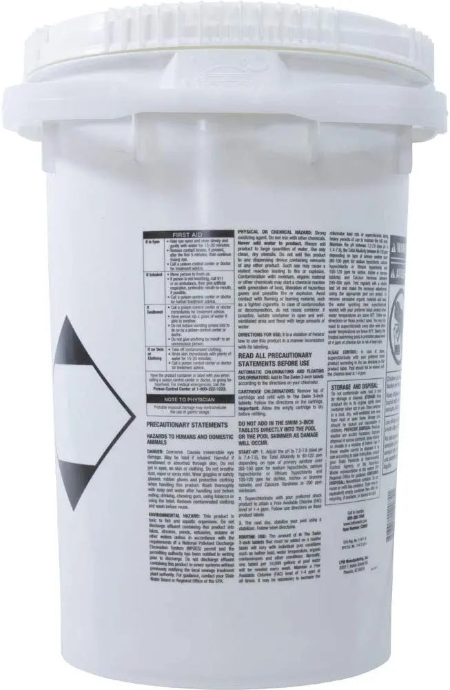 In The Swim 3 Inch Slow-Dissolve Pool Chlorine Tablets 50 lb Bulk Pack - C3050