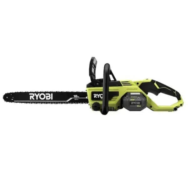 Ryobi 18-Inch 40V Cordless Chainsaw Kit With Battery And Charger - RY40530