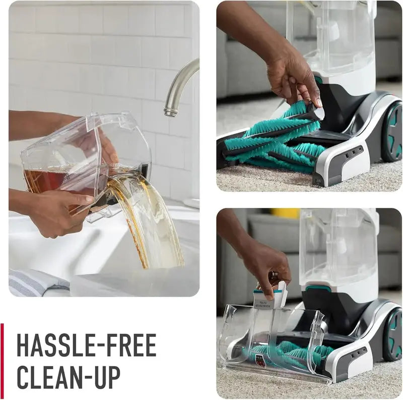 Hoover SmartWash+ Automatic Carpet Cleaner, Turquoise - FH52000