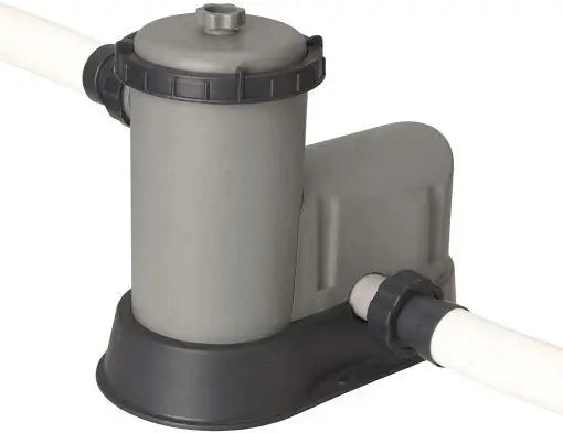 Bestway Power Steel Above-Ground Pool Kit, 18 x 9 x 48 Inch Metal Frame - With Filter Pump And Accessories