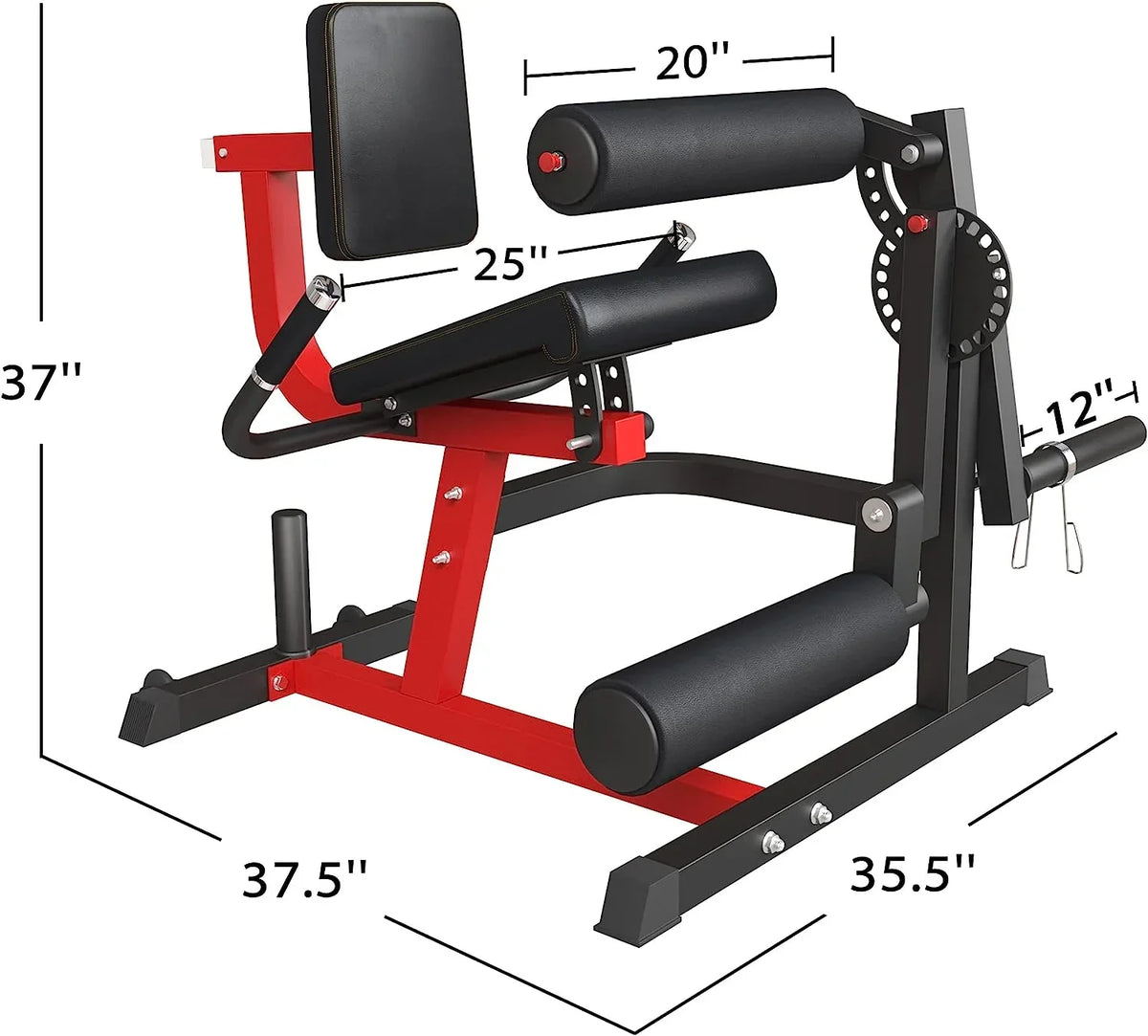 syedee Leg Press, Hack Squat And Leg Extension Machine - Lower Body Home Gym
