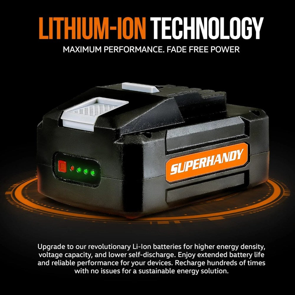 SuperHandy 48V 2Ah Rechargeable Lithium-Ion Power Tool Battery