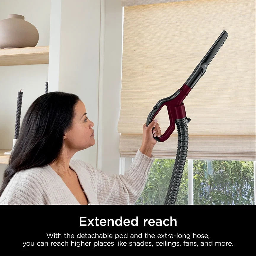 Shark Detect Lift-Away ADV Corded Upright Vacuum With PowerFins Detect And Odor Neutralizer - LA492, Burgundy