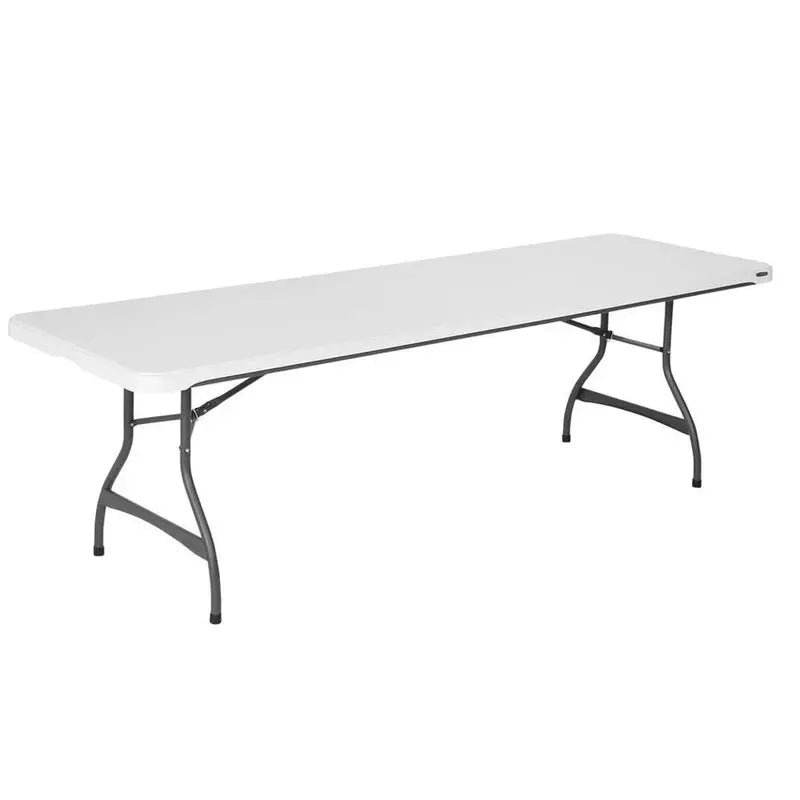 Lifetime Commercial Nesting Folding Tables, 4-Pack, 8 ft White - 80344