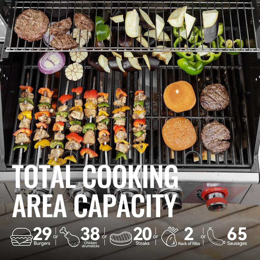 Royal Gourmet 5-Burner Liquid Gas Grill, 64,000 BTU - GA5401T