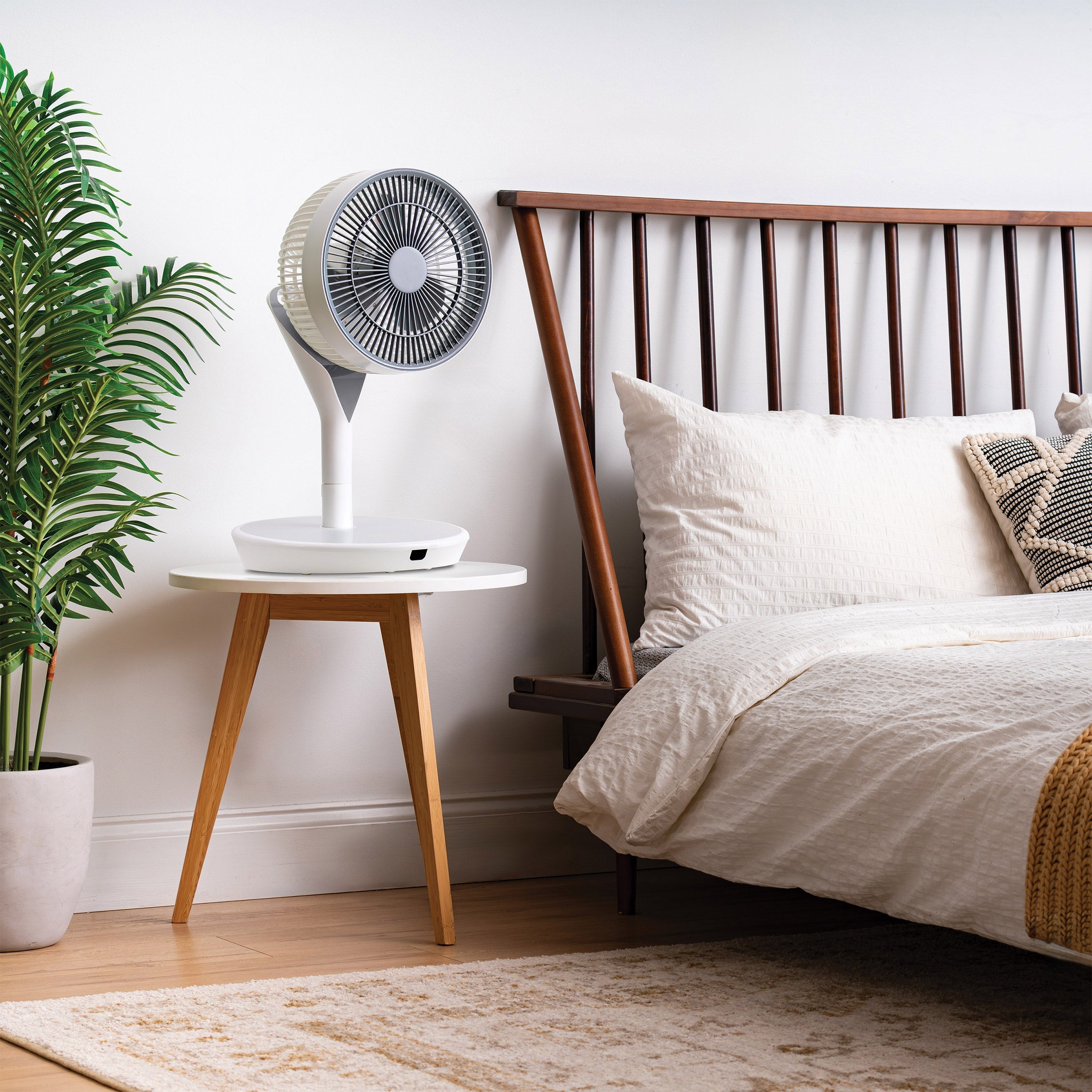 Woozoo 360 Pedestal Fan, Adjustable Height 21 in Or 36 in