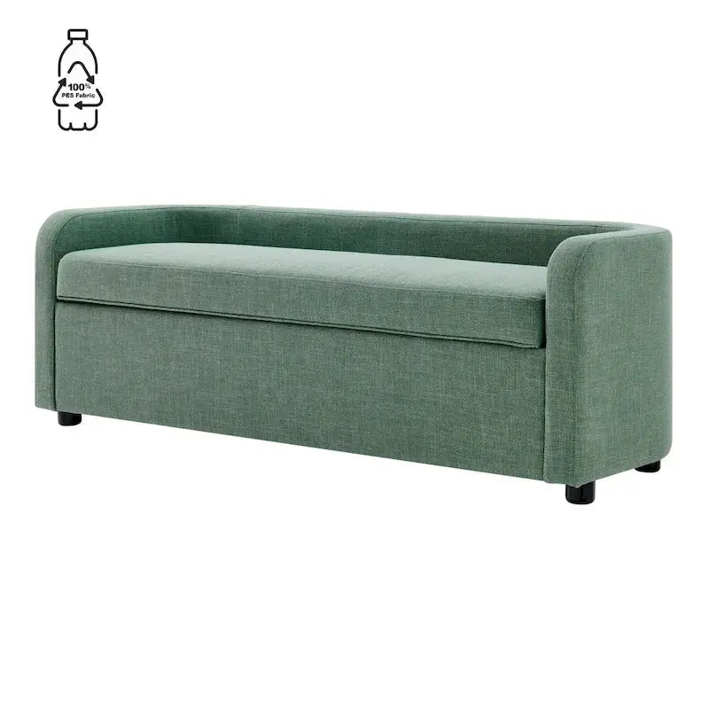 Wendy Upholstered Storage Bench With Hidden Compartment - 60.5w x 22.5d x 21h