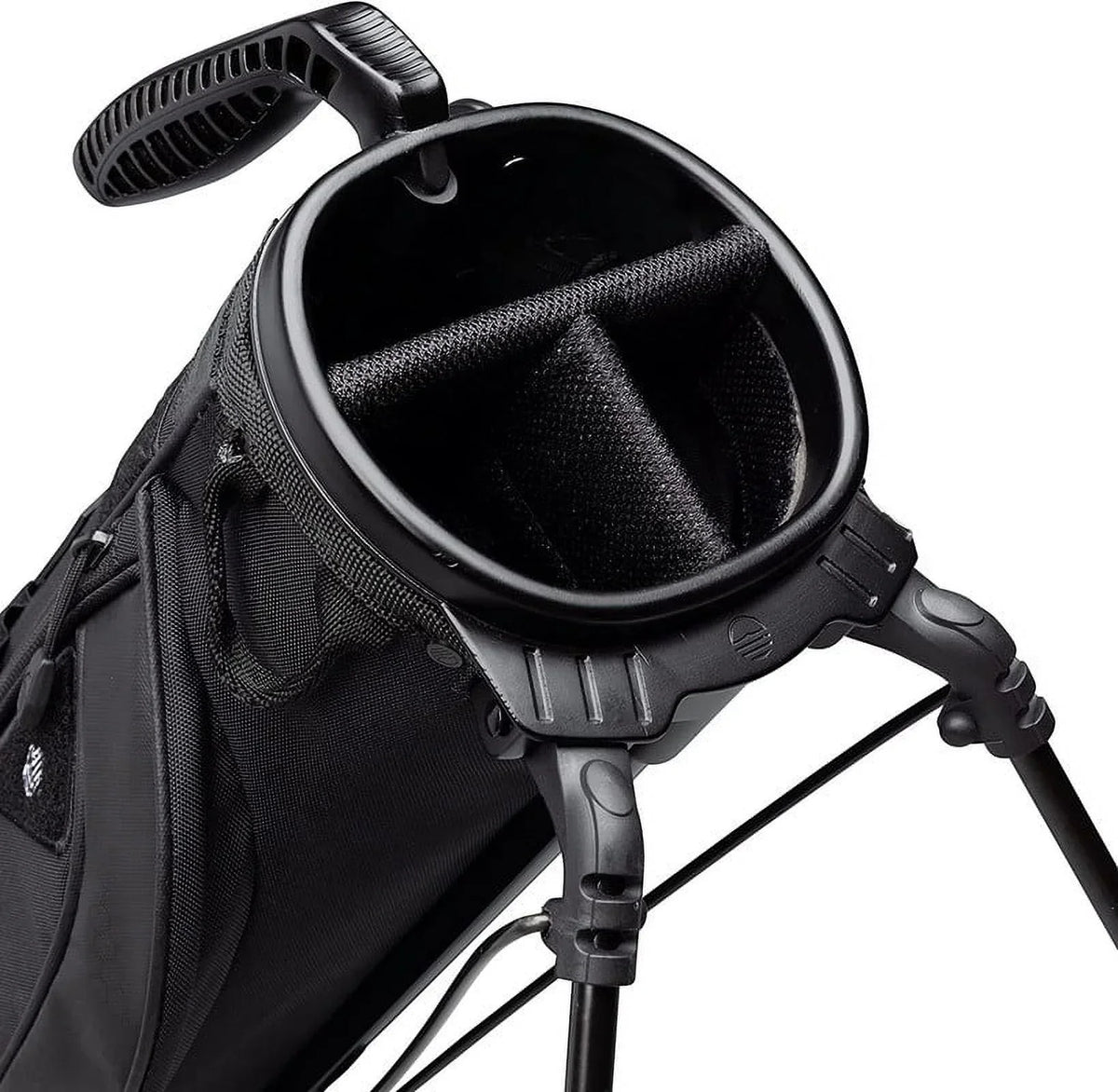 Sunday Golf Lightweight Golf Stand Bag, 3.4 Pounds, Matte Black - Loma XL