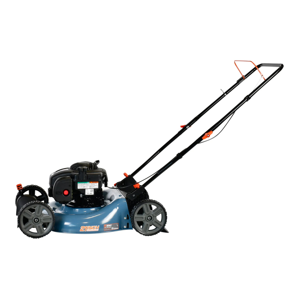 SENIX 21-Inch 125 cc 4-Cycle Gas Push Lawn Mower - LSPG-M3