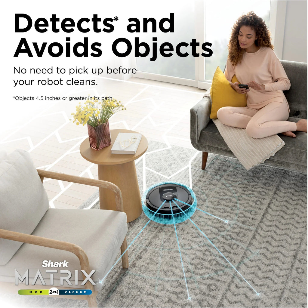 Shark Matrix Robot Vacuum And Mop With Auto-Empty Base - RV2400WS
