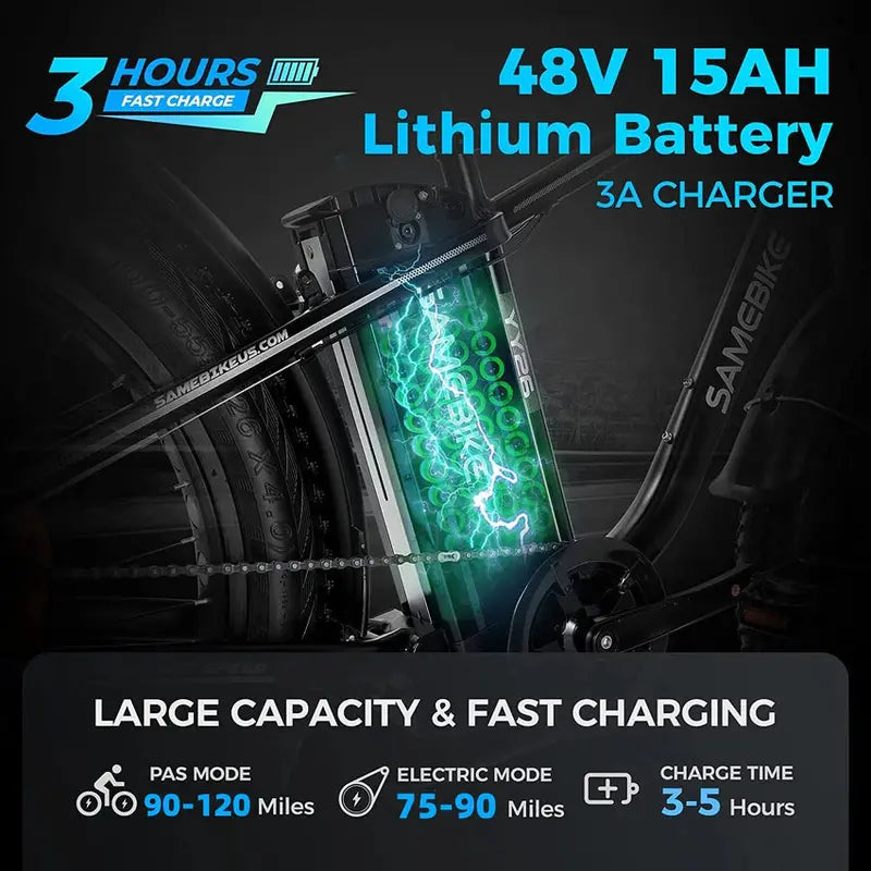Electric Mountain Bike 48V/15Ah 750W