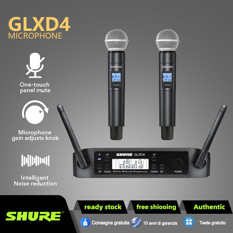 SHURE GLXD4 Wireless Microphone Receiver