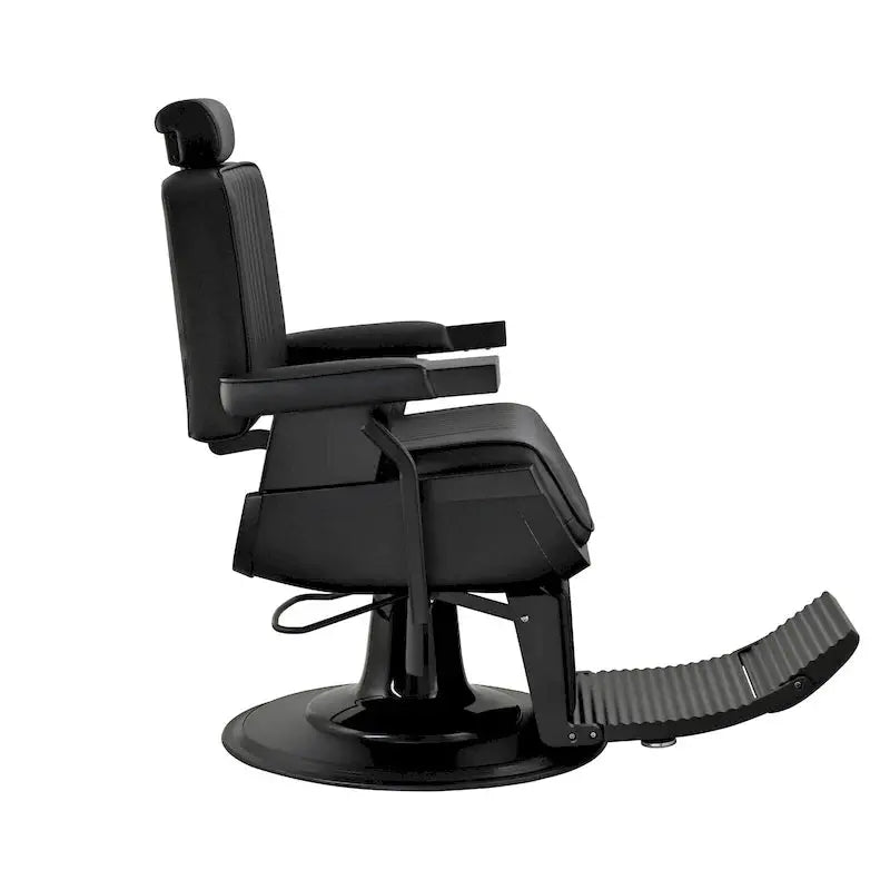 JAXSON Hydraulic Reclining Barber Chair With Black Frame