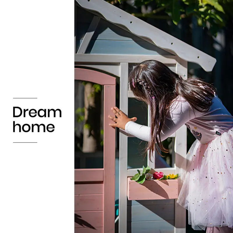 ROVO KIDS DIY Timber Playhouse - Natural Finish