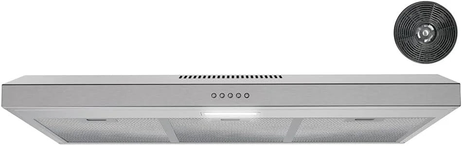 Streamline 36 in Longhena Convertible Undermount Range Hood - Brushed Stainless Steel