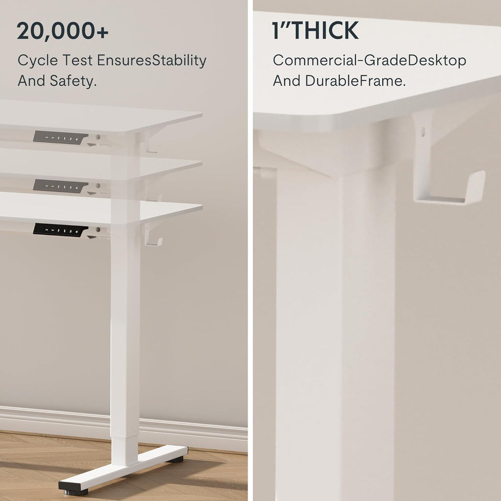 FLEXISPOT Electric Standing Desk With Whole-Piece Desktop - EN1