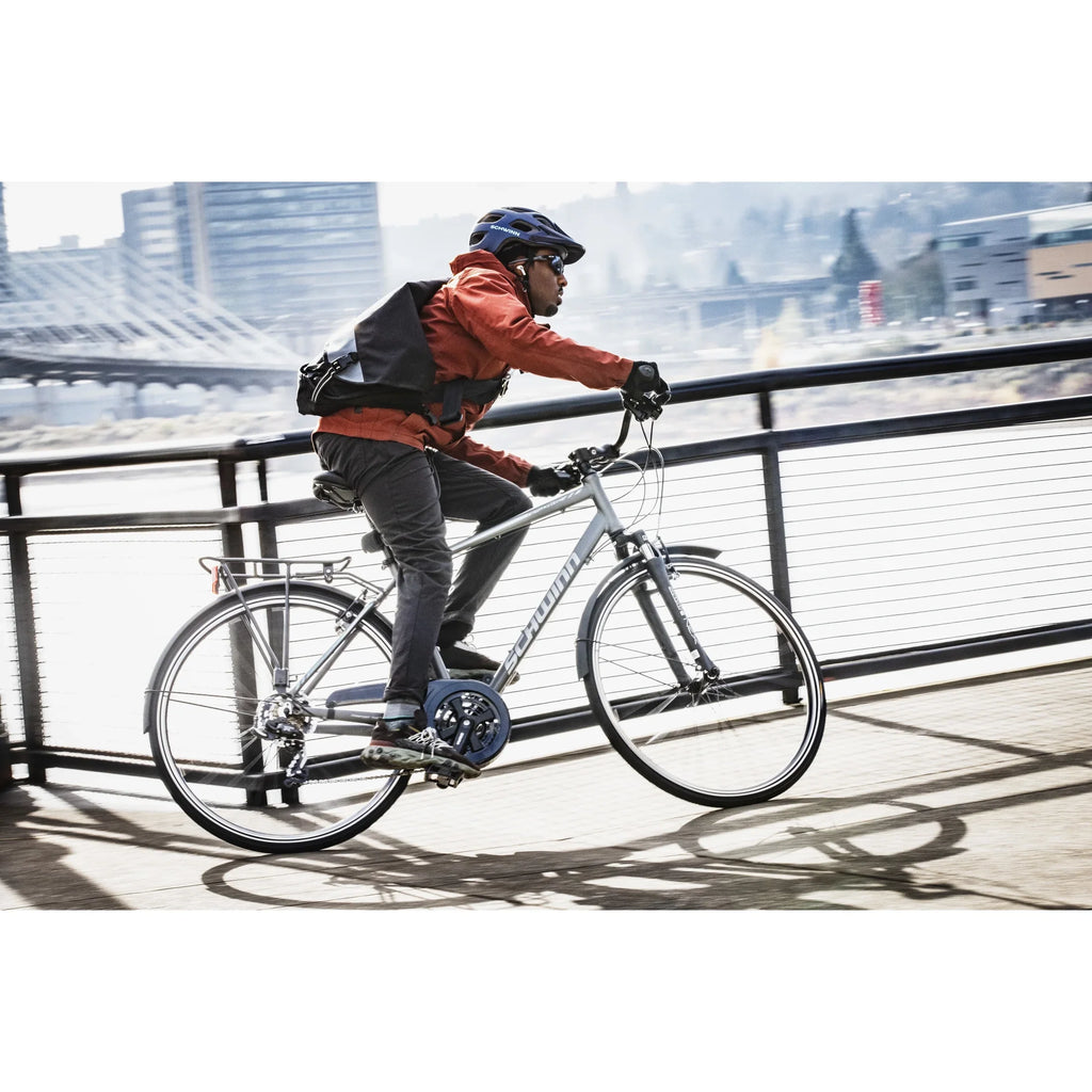 Schwinn Network 6c Hybrid Bike, 21 Speeds, Large 19.5 in Men's Style Frame, 700c Wheels, Grey
