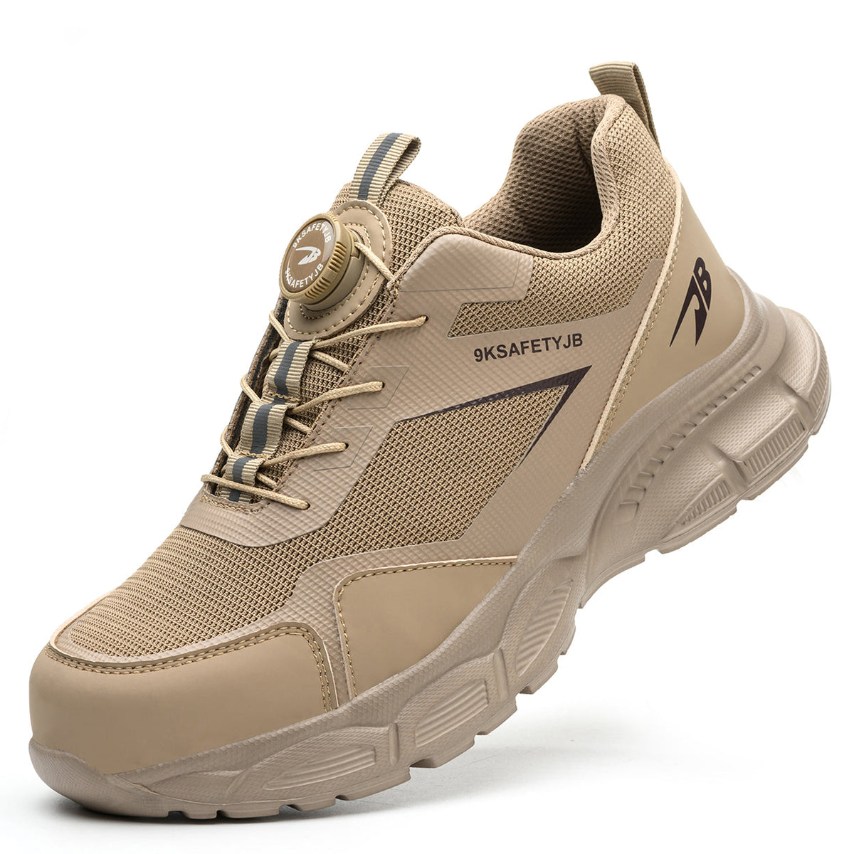 Knob Lacing System Safety Steel Toe Shoes